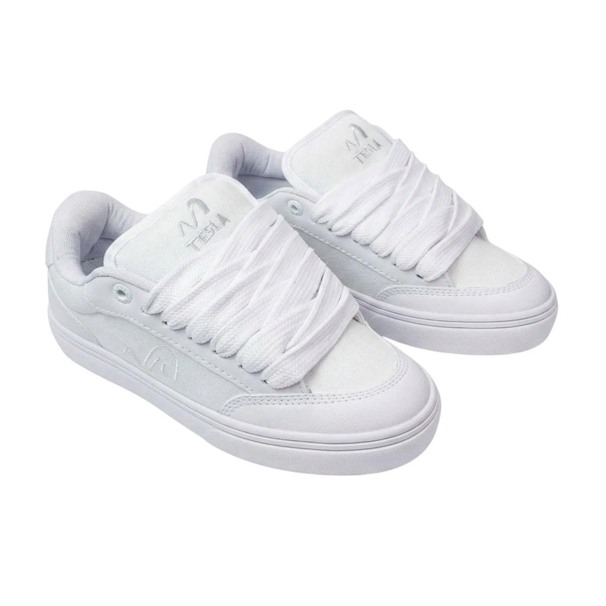 Tenis Tesla Flow XL All White- Tesla Footwear Branco 2