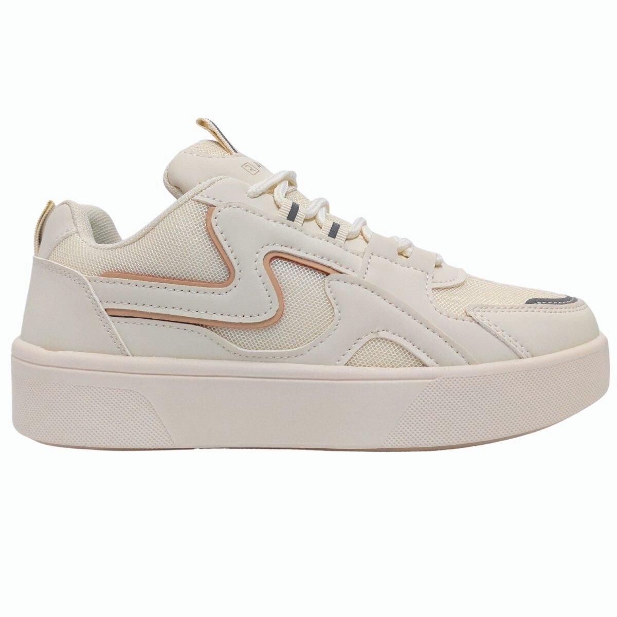 Tênis Casual Feminino Ramarim 24-83231 Bege Bege 1