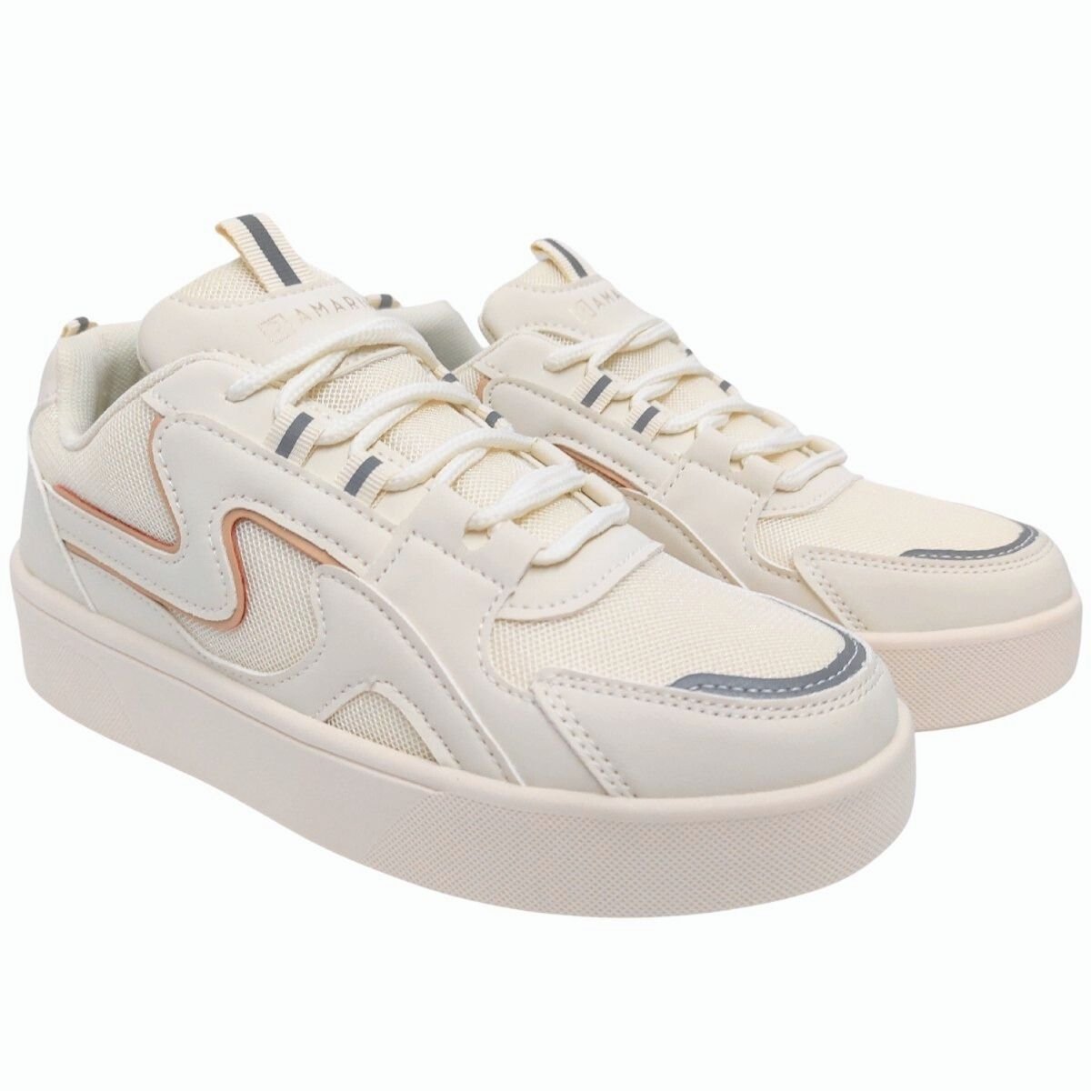 Tênis Casual Feminino Ramarim 24-83231 Bege Bege 2