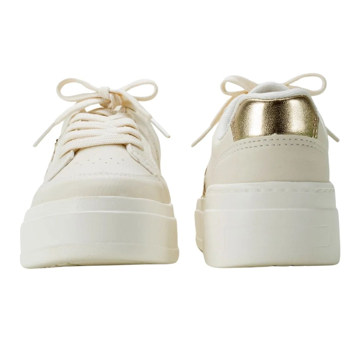 Tênis Casual Feminino Kolosh C3944 Creme Bege 4