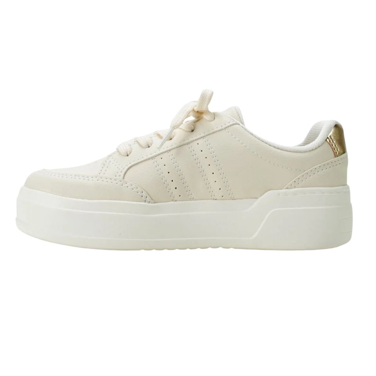 Tênis Casual Feminino Kolosh C3944 Creme Bege 5