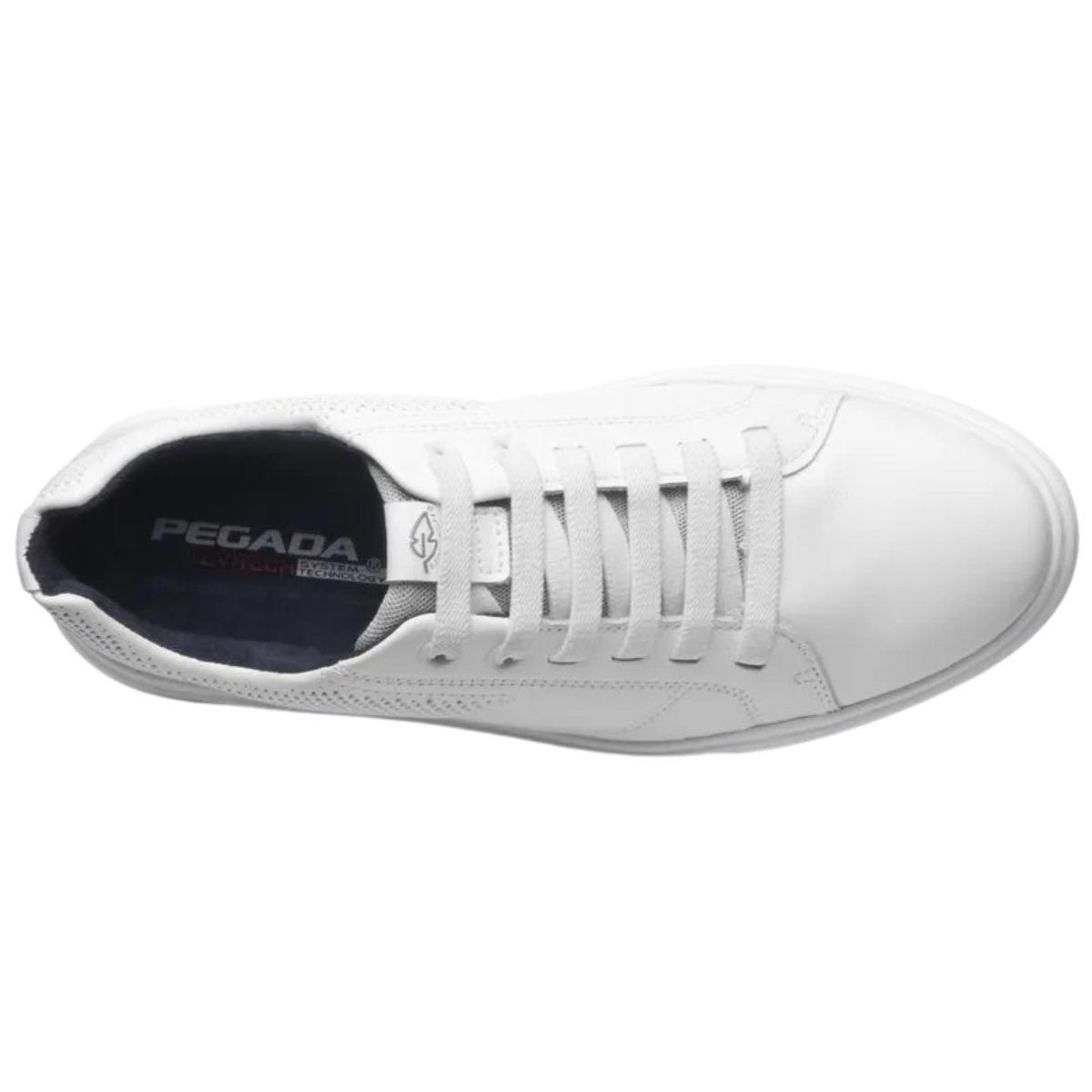 Sapatênis Casual Masculino Pegada 110923-01 Napa Branco Branco 2
