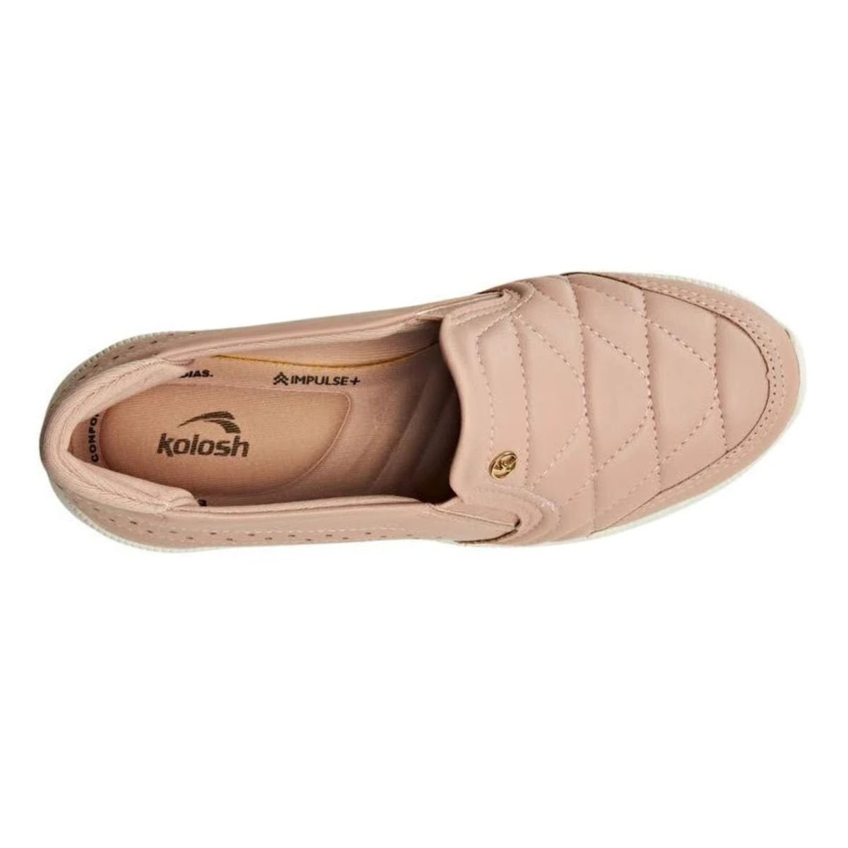 Tênis Slip On Feminino Kolosh C3159 Nude Bege 4