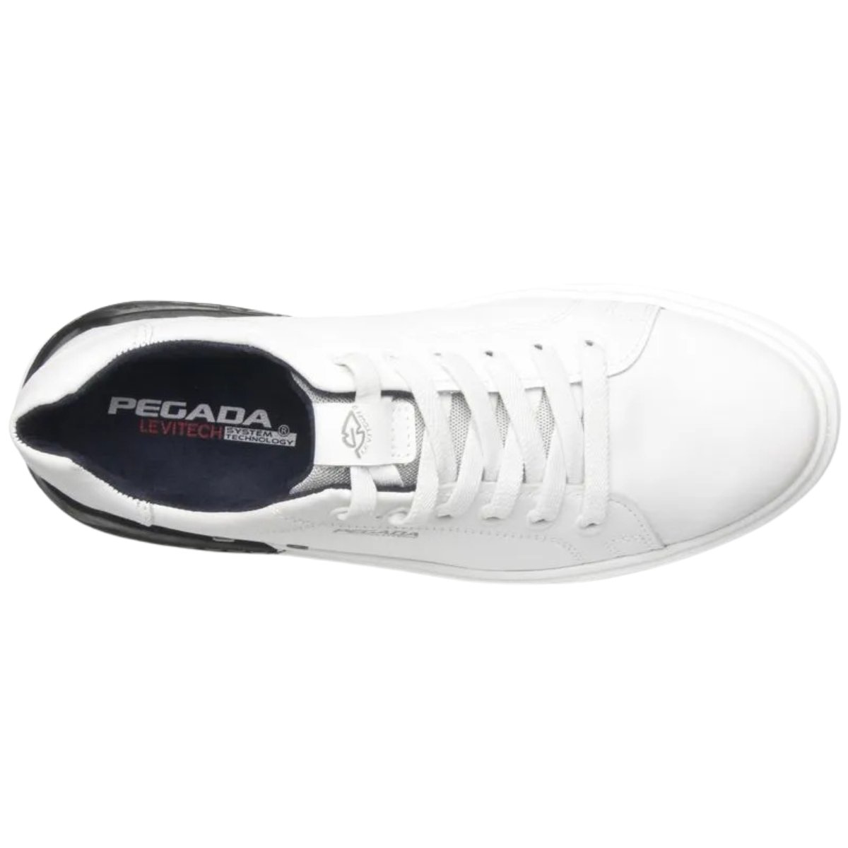 Sapatênis Casual Masculino Pegada 110901-01 Napa Branco Branco 2