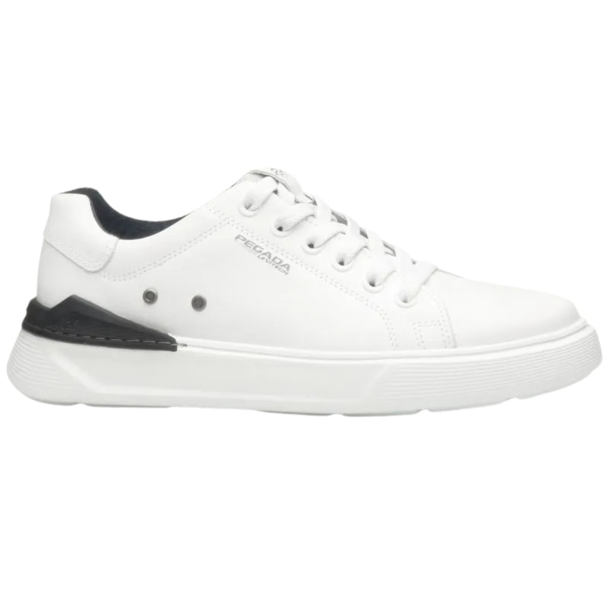 Sapatênis Casual Masculino Pegada 110901-01 Napa Branco Branco 4