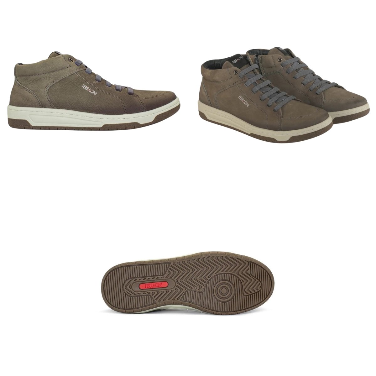 Sapatênis Casual Masculino Ferracini 8053-617E Cinza Cinza 7