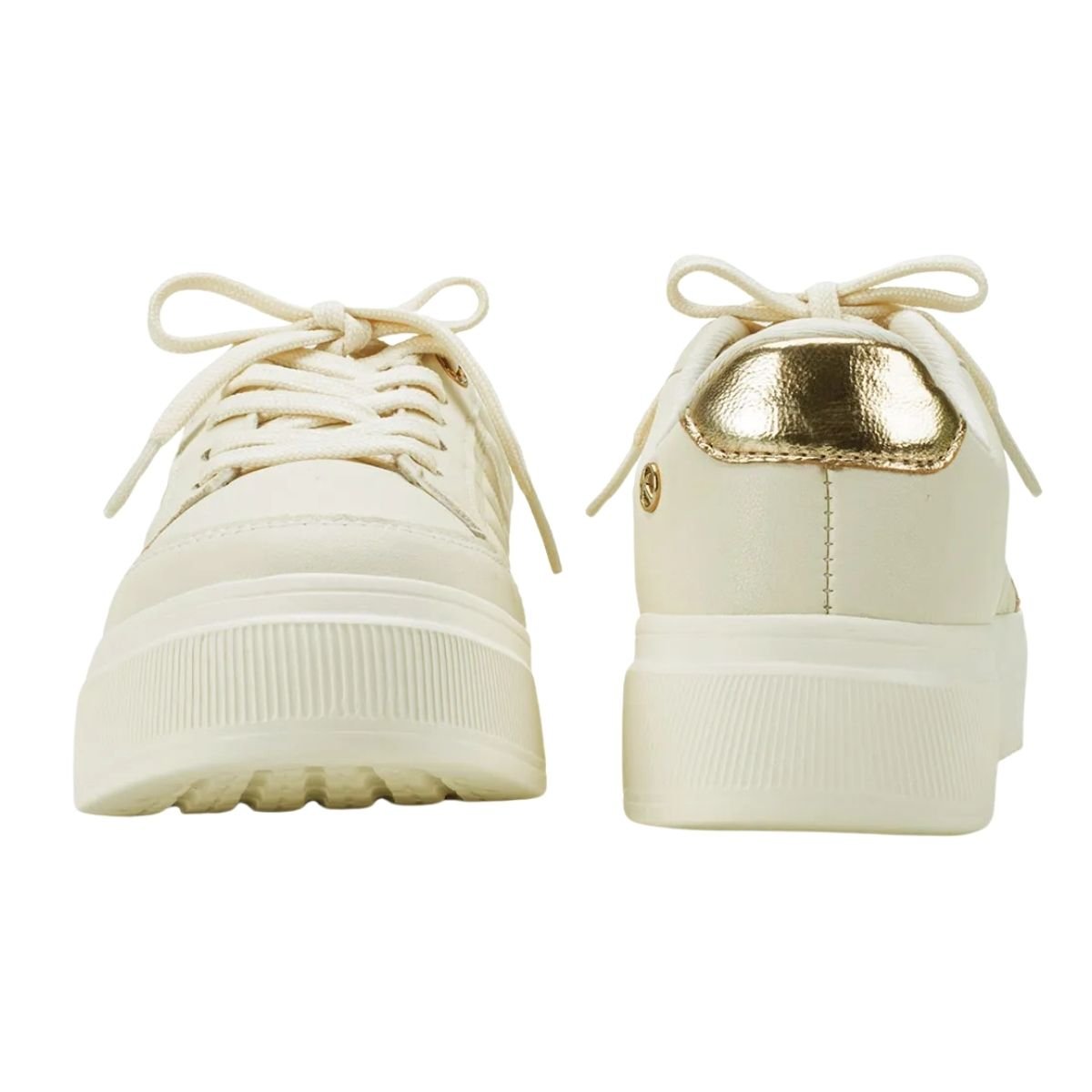 Tênis Casual Flatform Feminino Kolosh C3552 Bege Bege 4