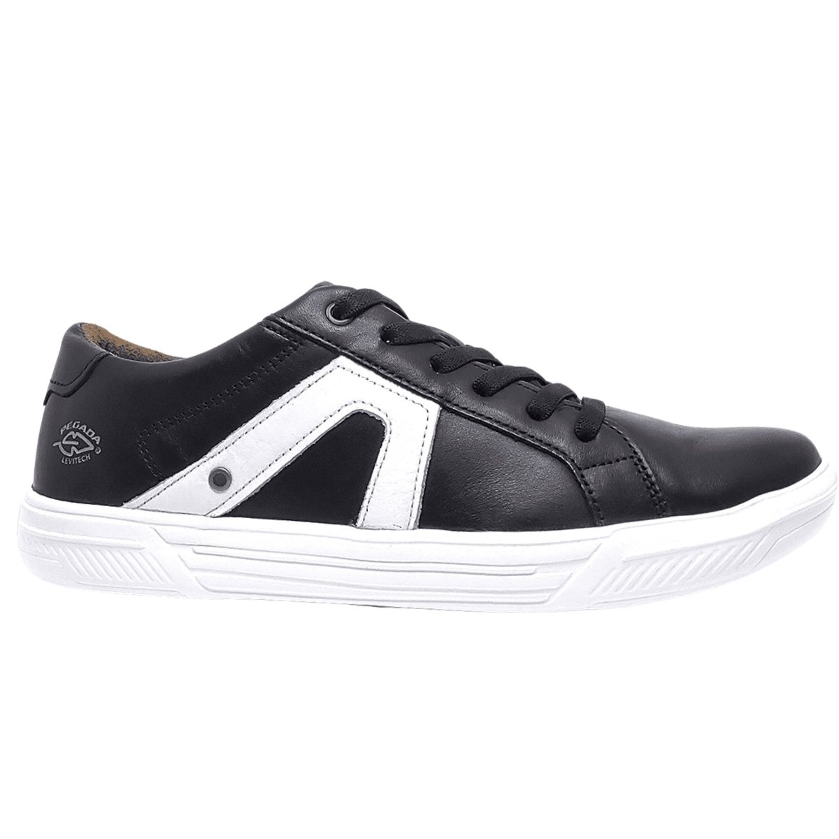 Sapatênis Casual Masculino Pegada 110407-04 Napa Preto Preto 1