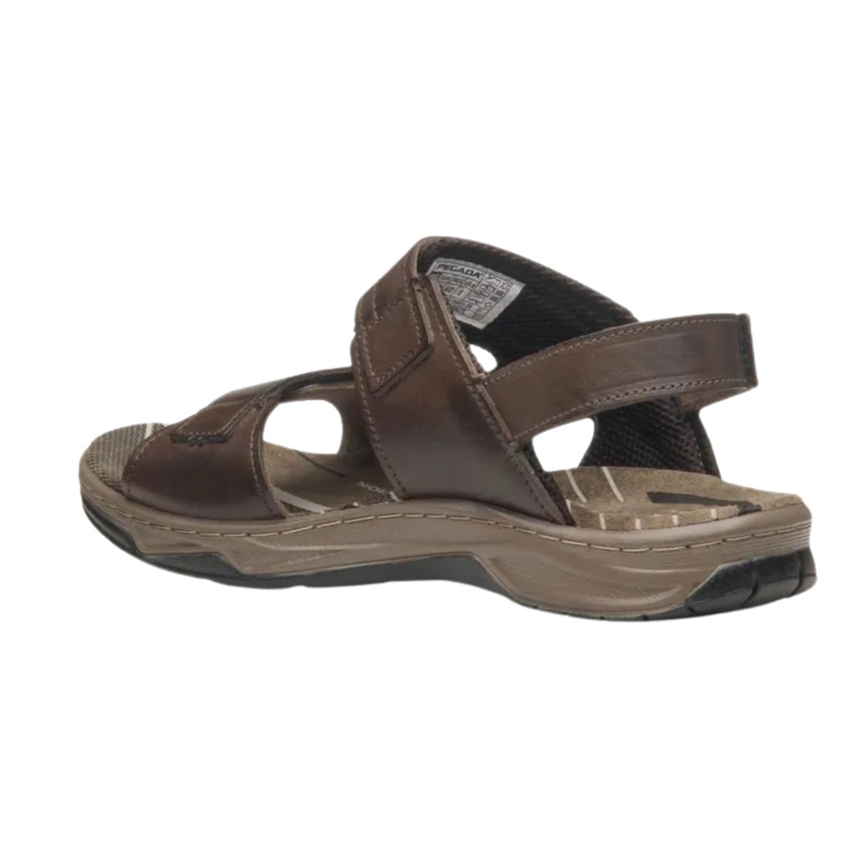Sandália Casual Masculino Pegada 132255-03 Marrom Marrom 4