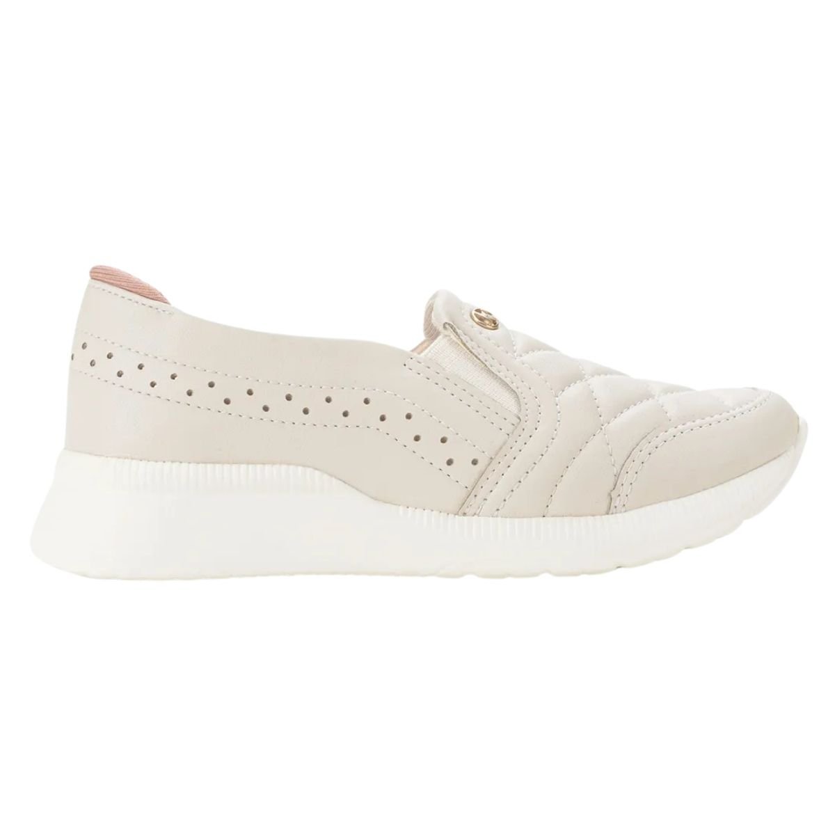 Tênis Slip On Feminino Kolosh C3159 Creme Bege 1