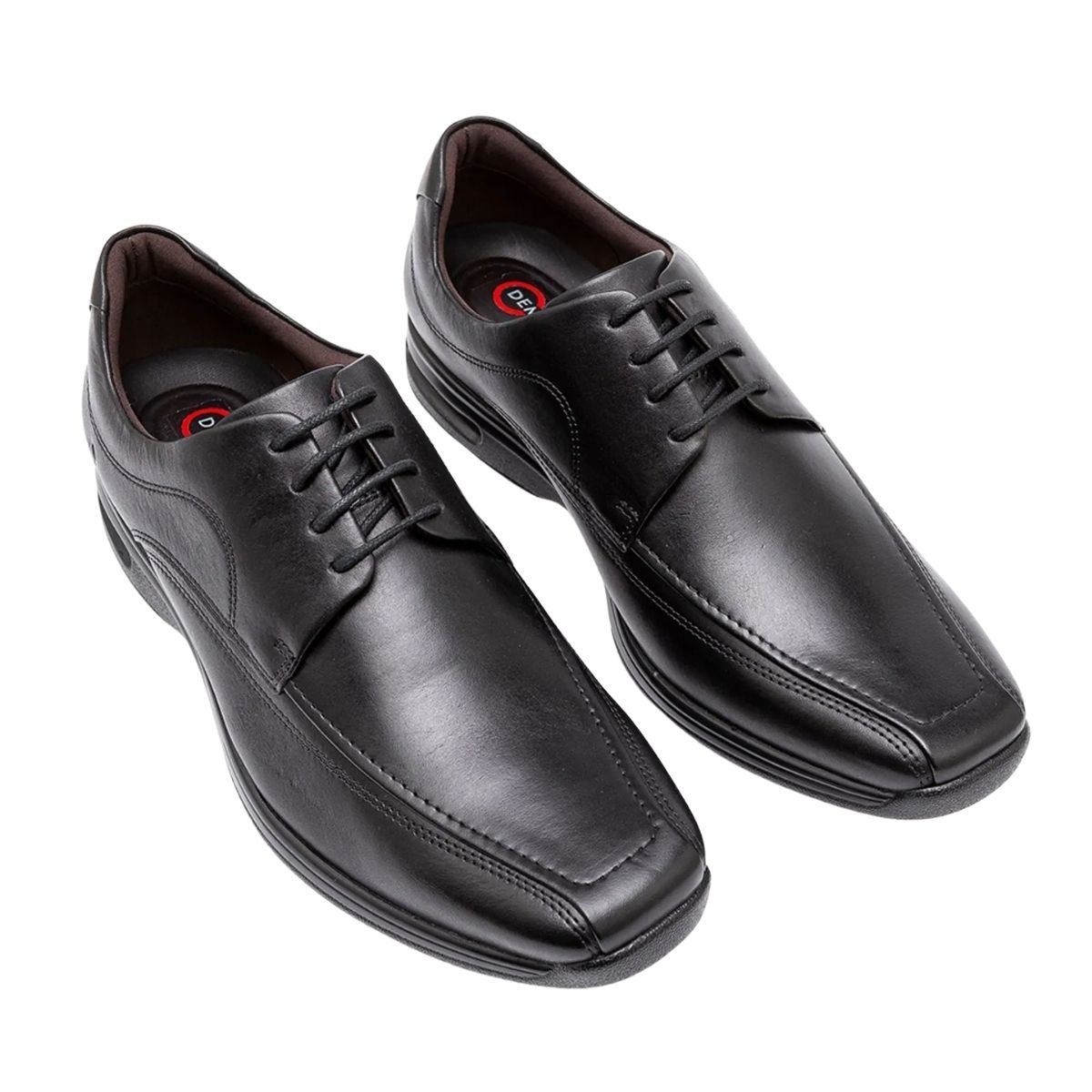 Sapato Social Masculino Democrata Comfort Air 448026 Preto Preto 2