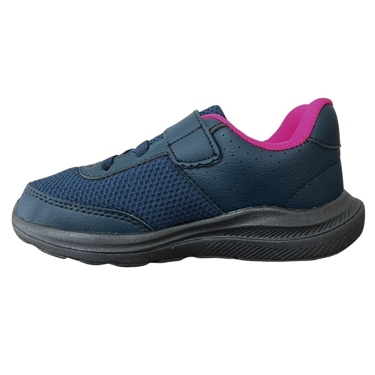 Tênis Casual Infantil Menina Jet Kids 62.117-013 Tira Colante Marinho Azul 5