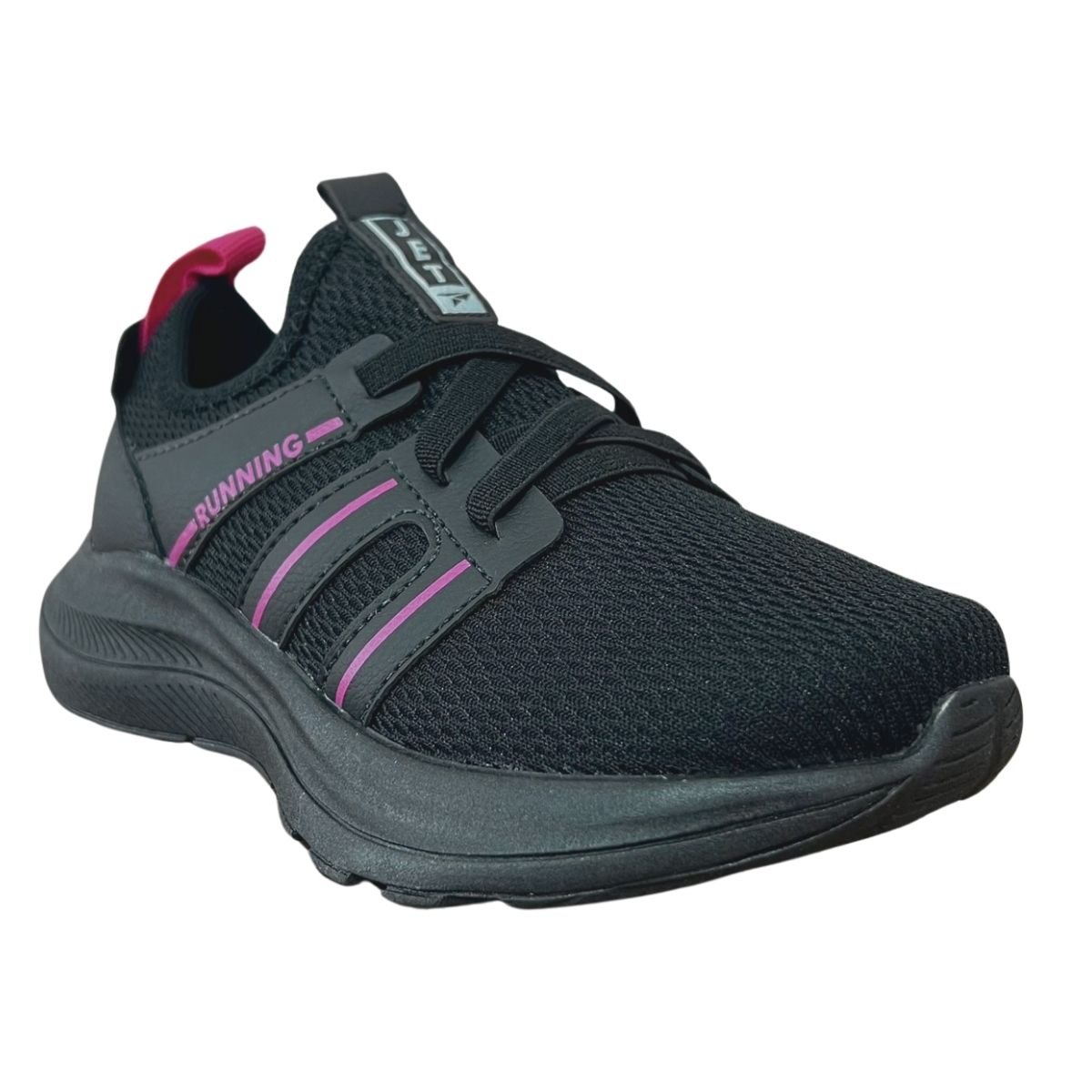 Tênis Slip On Infantil Menina Jet Kids 62.119-226 Preto Preto 3