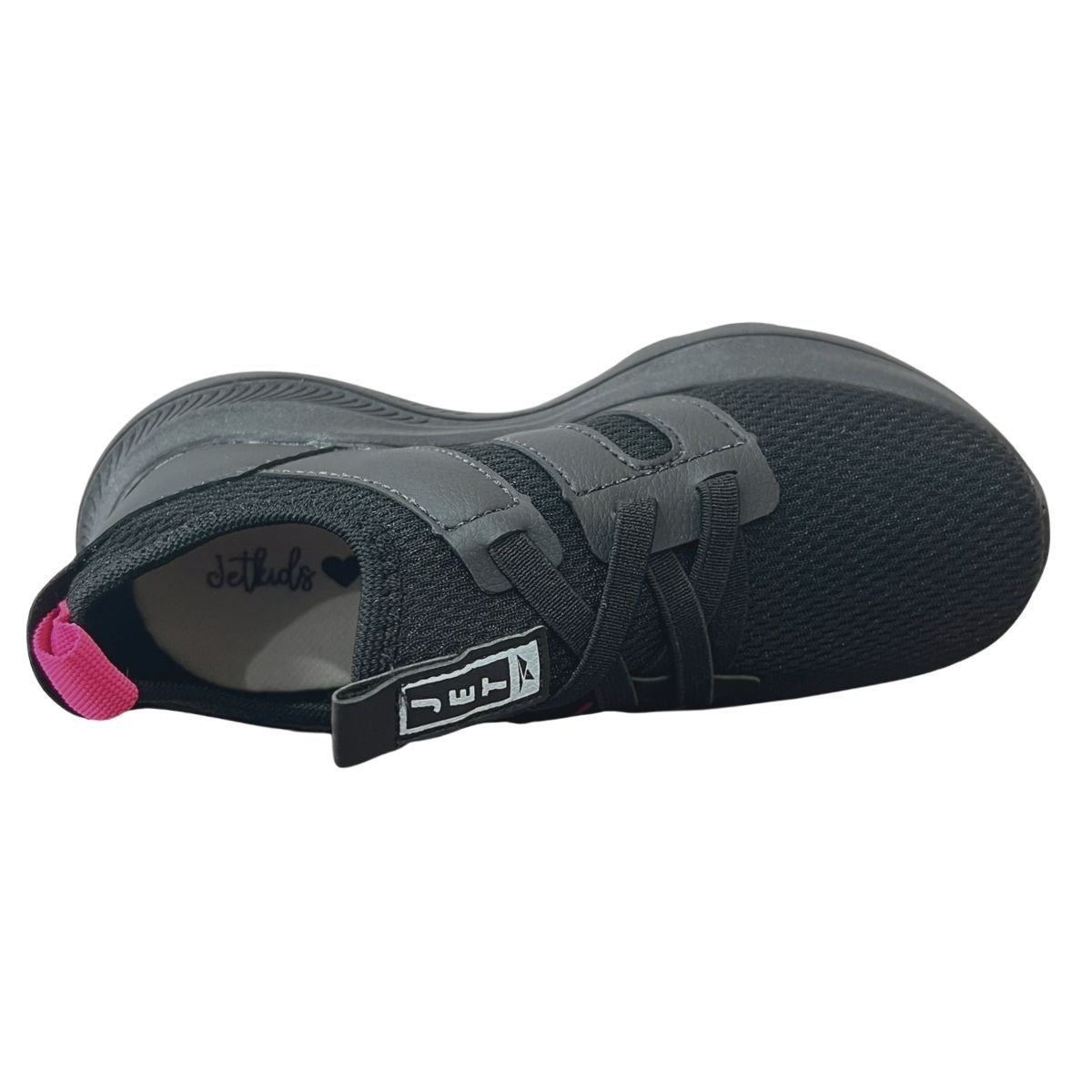 Tênis Slip On Infantil Menina Jet Kids 62.119-226 Preto Preto 4