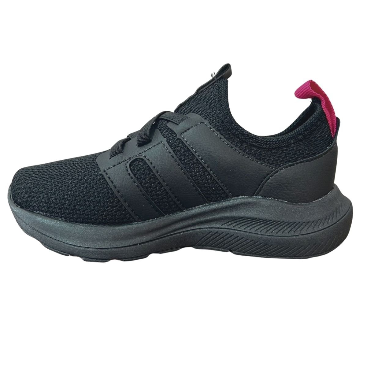 Tênis Slip On Infantil Menina Jet Kids 62.119-226 Preto Preto 5