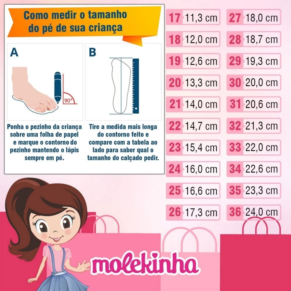 Sandália Papete Infantil Menina Molekinha 2344.129  Preto Preto 8