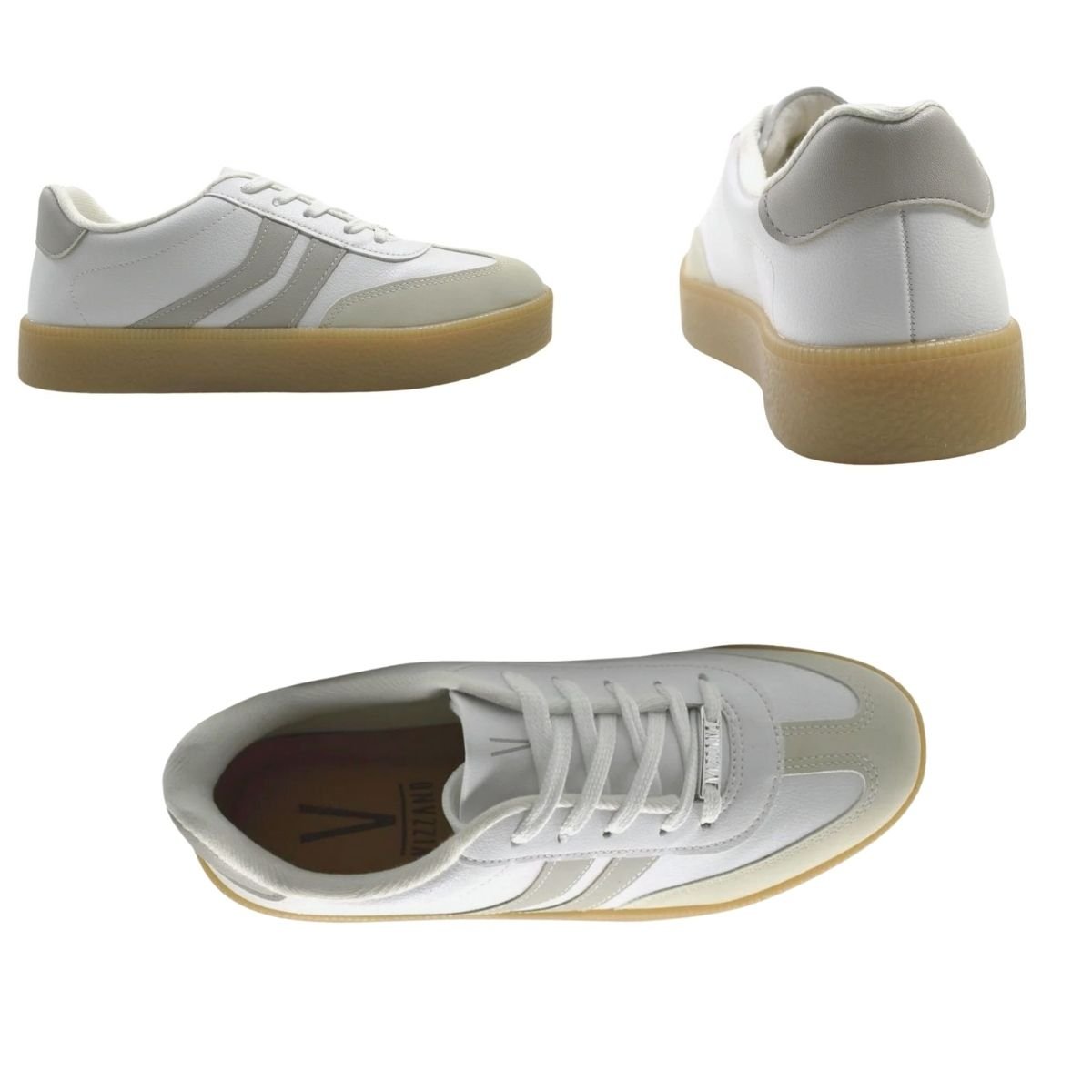 Tênis Casual Feminino Vizzano 1444.100 Branco Branco 8