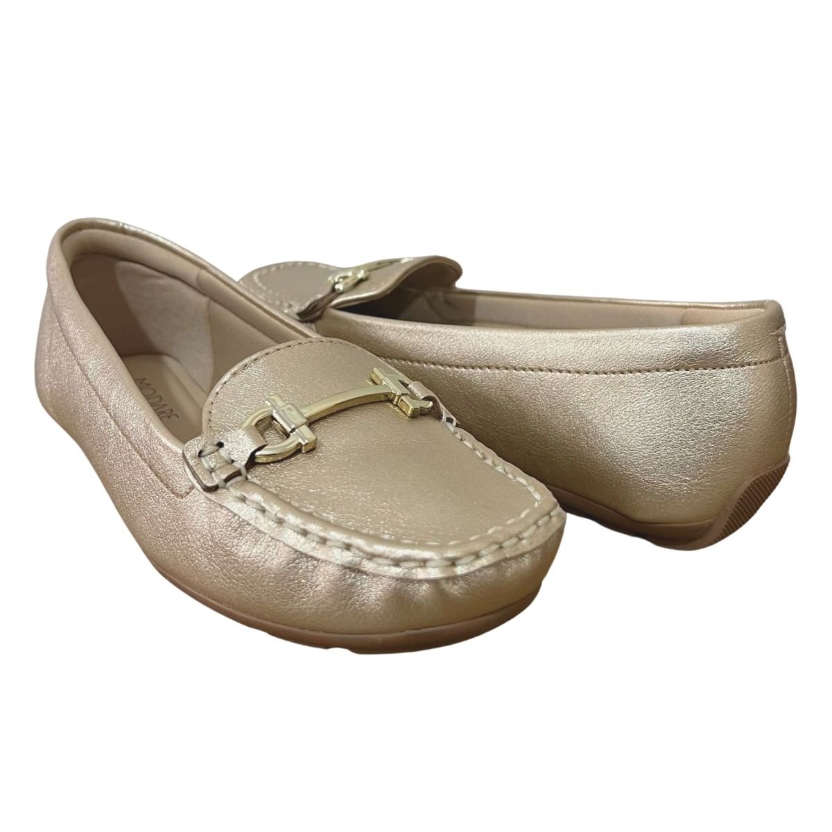 Mocassim Casual Feminino Modare 7035.641 Dourado Dourado 2