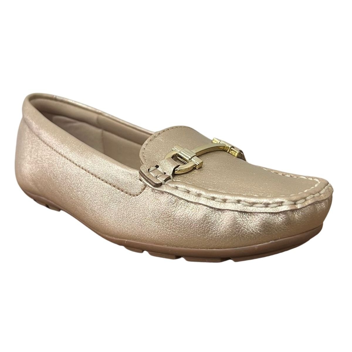 Mocassim Casual Feminino Modare 7035.641 Dourado Dourado 3