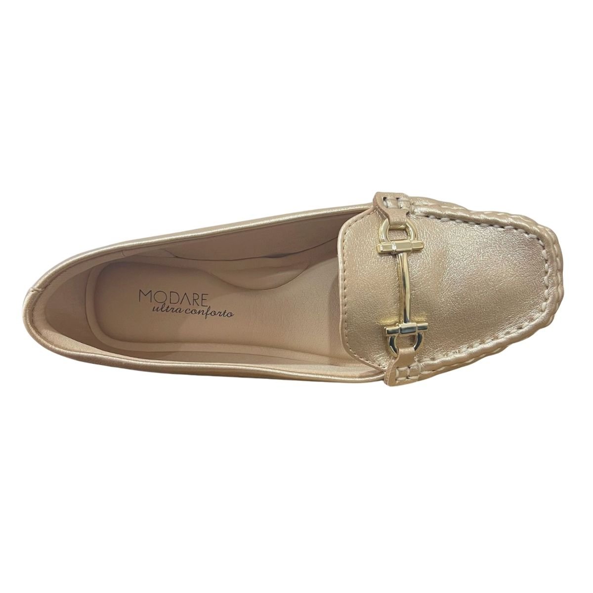 Mocassim Casual Feminino Modare 7035.641 Dourado Dourado 4