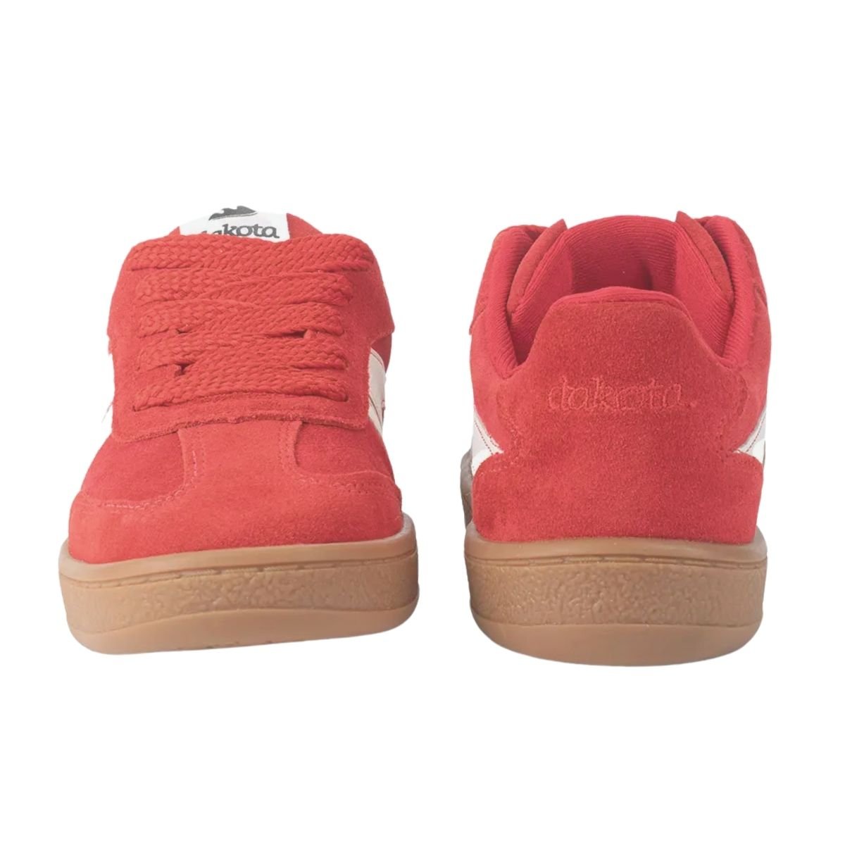 Tênis Casual Feminino Dakota DA991 College Camurça Vermelho Vermelho 4