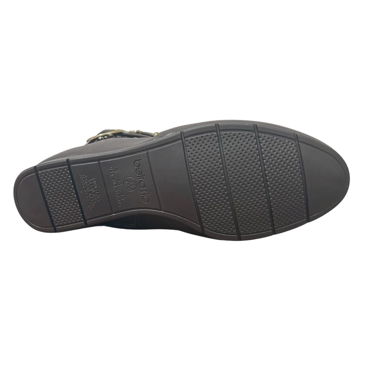 Bota Cano Curto Fivela Feminino Beira-Rio 9084.106 Marrom Marrom 6