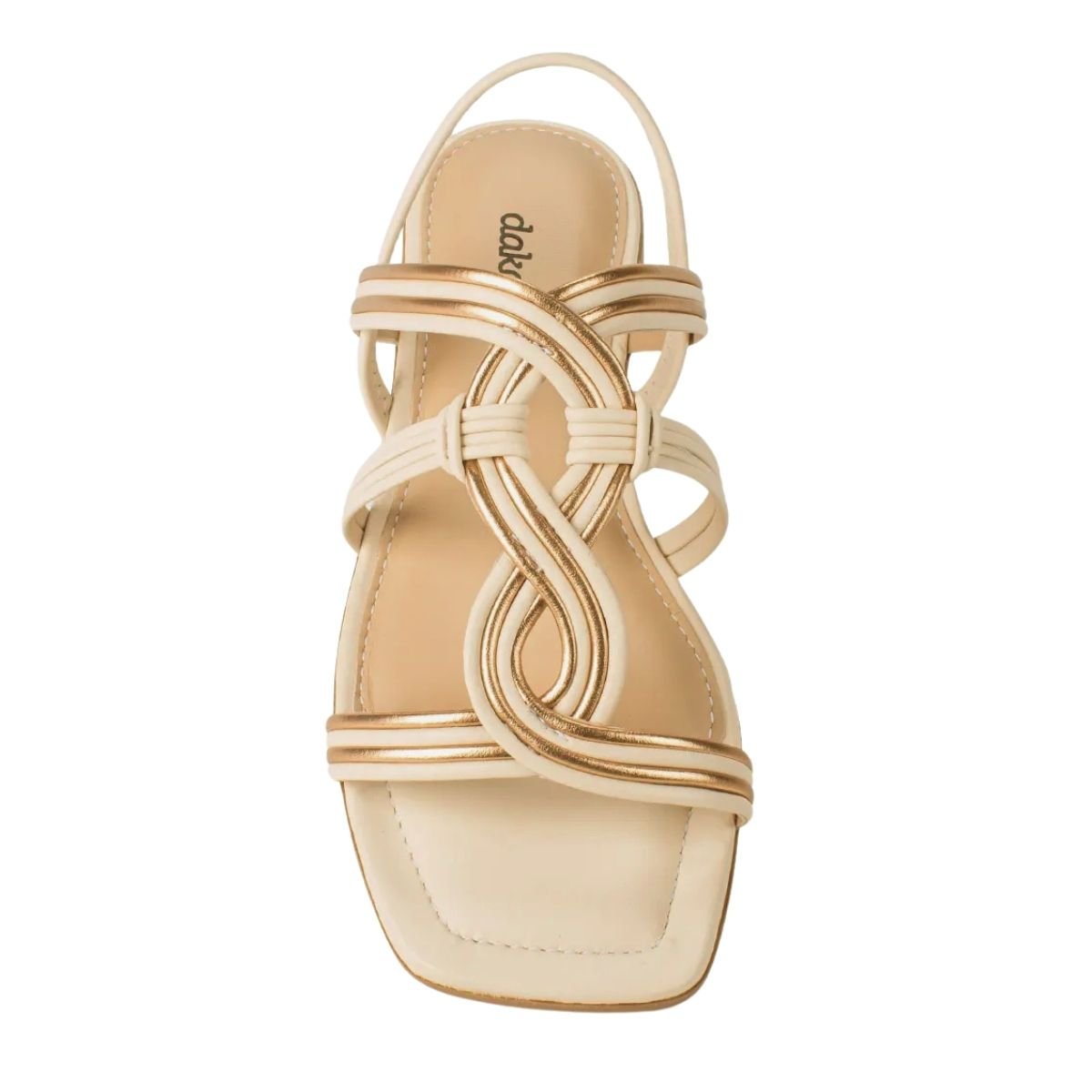 Sandália Rasteira Feminino Dakota Y7947 Bege Bege 3