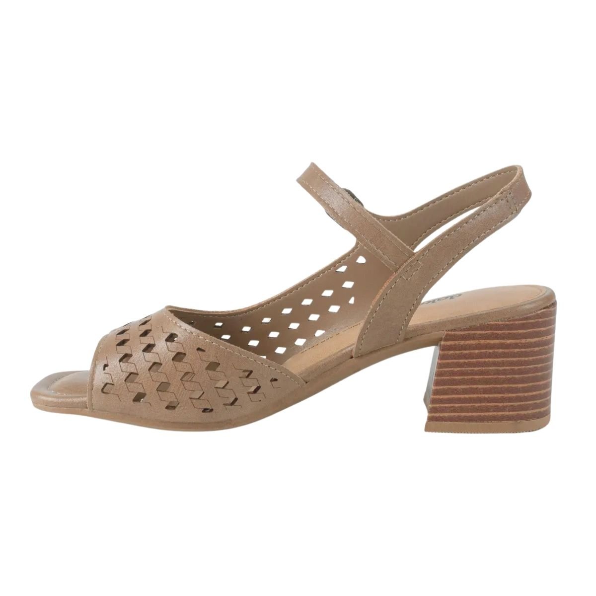 Sandália Salto Bloco Feminino Dakota Y8541 Marrom Marrom 5