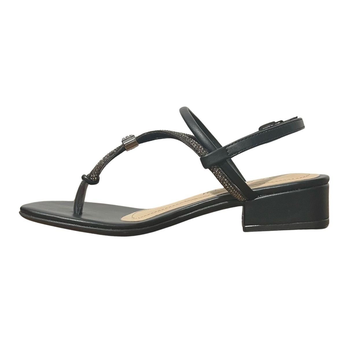 Sandália Rasteira Feminino Ramarim 24-48206 Preto Preto 5