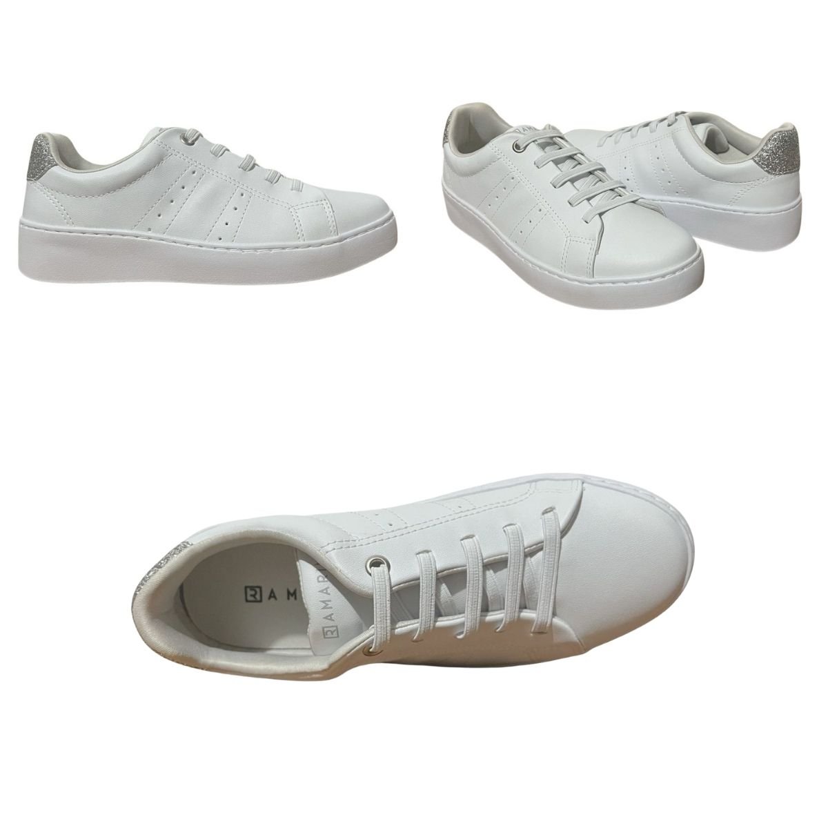 Tênis Casual Feminino Ramarim 24-76205 Branco Branco 7
