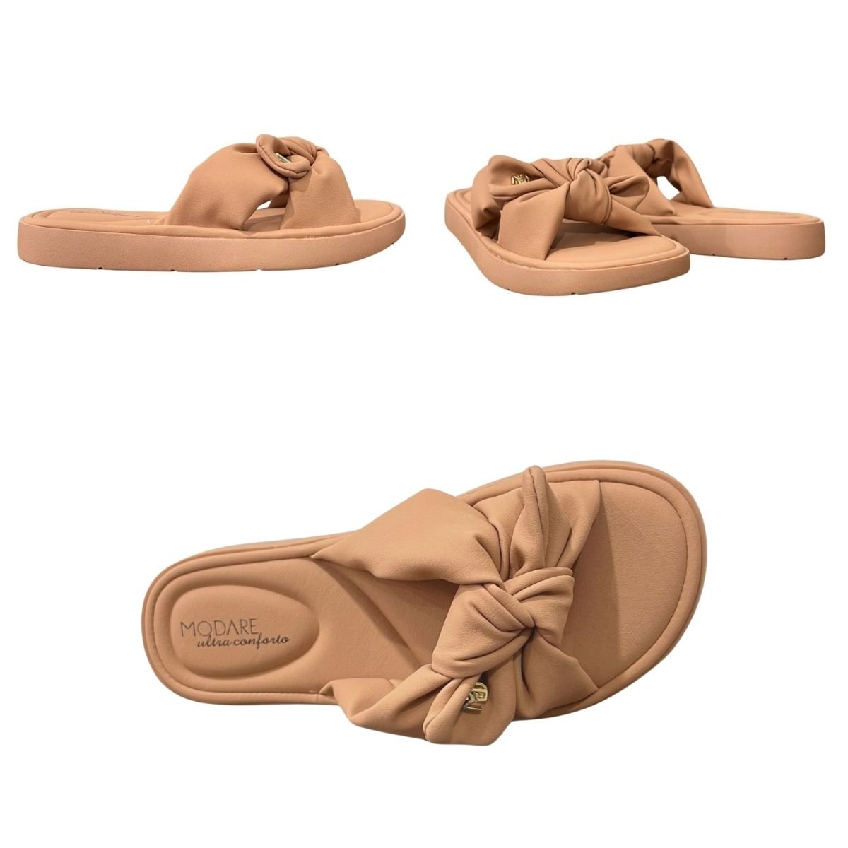 Tamanco Chinelo Slide Feminino Modare 7208.101 Nude Nude