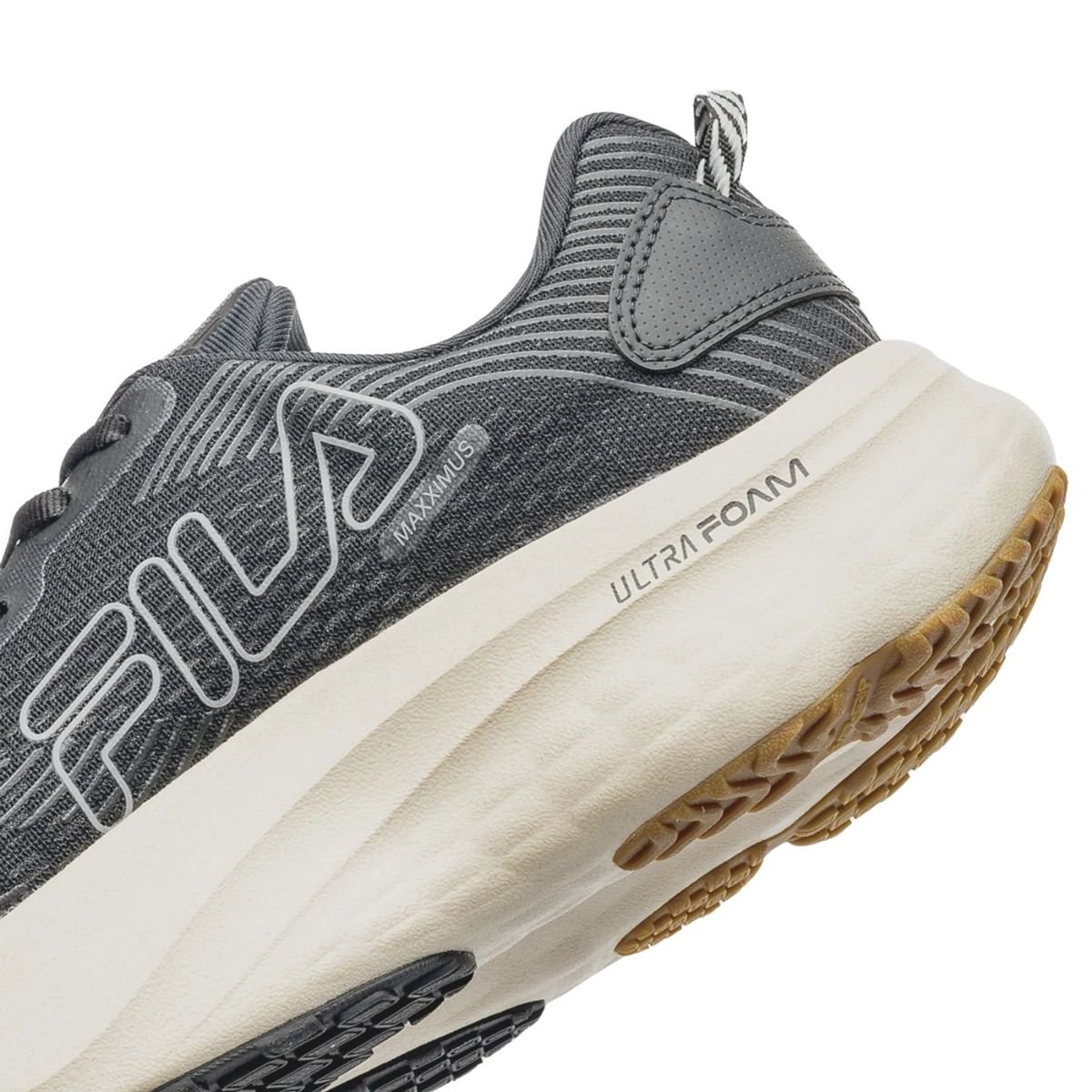 Tênis Esportivo Corrida Masculino Fila Maxximus Preto Cinza Preto 8