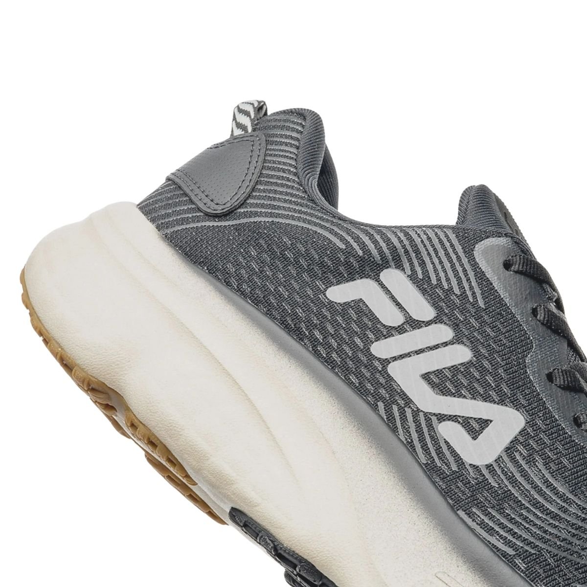 Tênis Esportivo Corrida Masculino Fila Maxximus Preto Cinza Preto 7