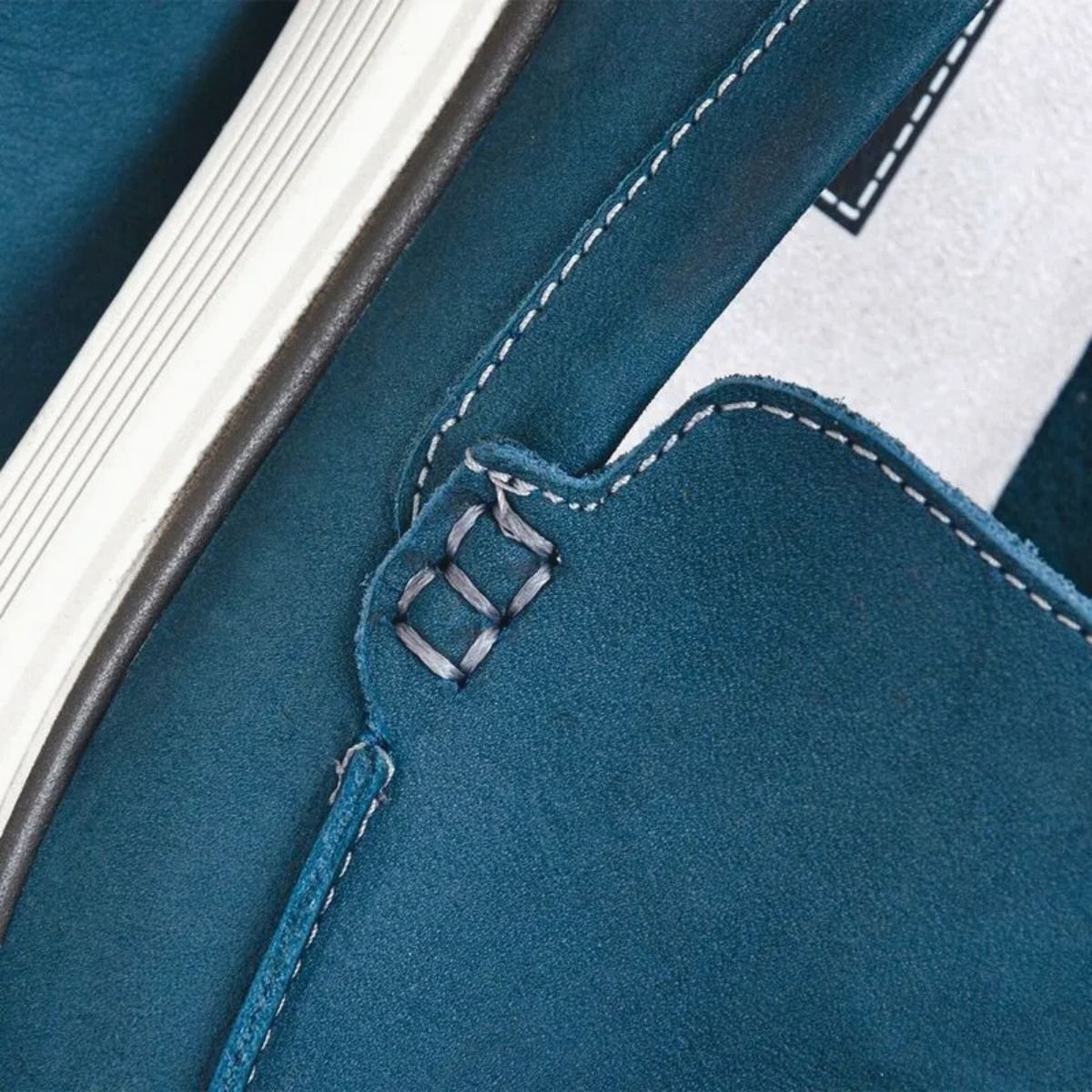 Mocassim Casual de Couro Masculino Ferracini Prisma 7271-697E Marinho Marinho 5