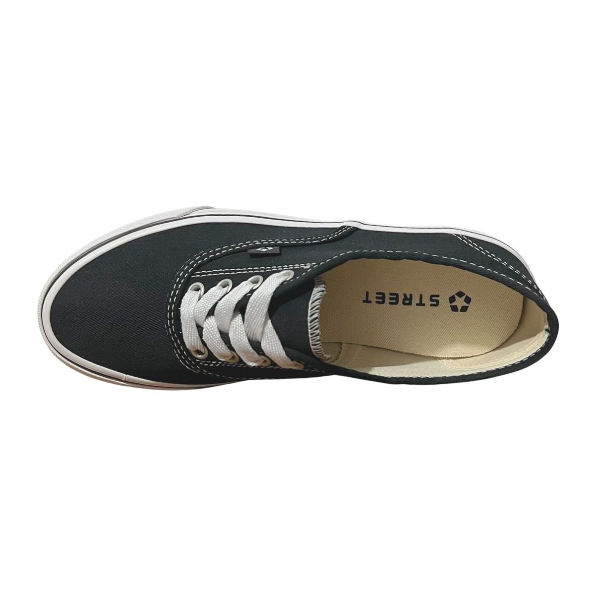 Tênis Casual Masculino Street Star Monte Car ST0171 Preto Preto 4