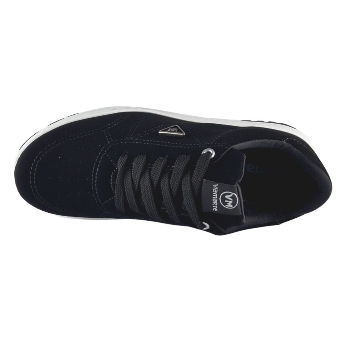 Tênis Casual Feminino Via Marte 042-008-01 Preto Preto 4