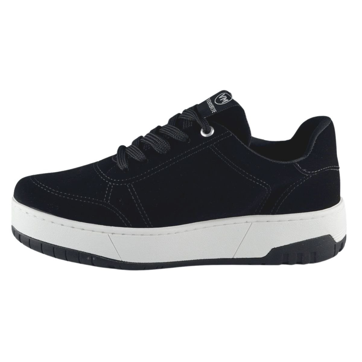 Tênis Casual Feminino Via Marte 042-008-01 Preto Preto 5