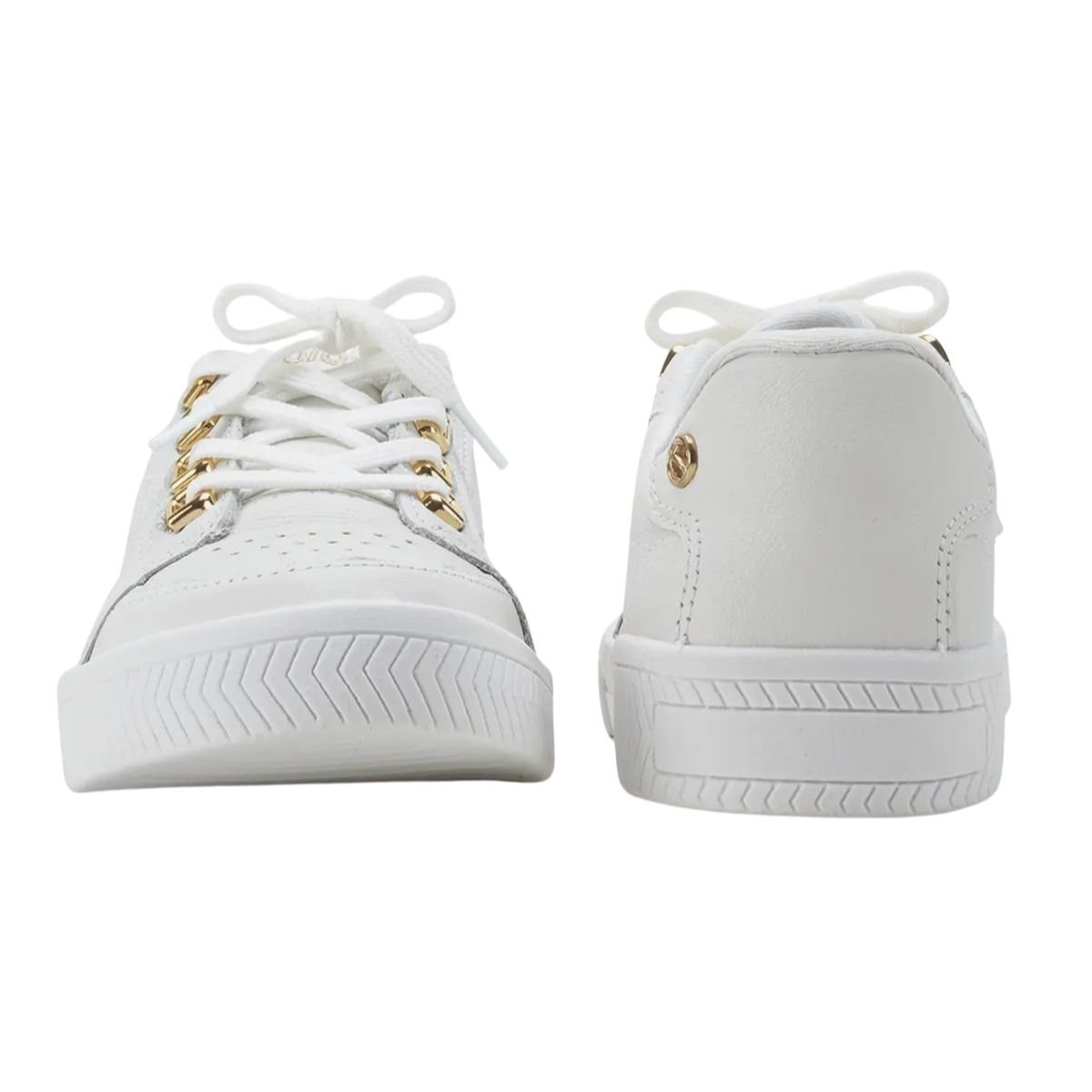 Tênis Casual de Couro Feminino Kolosh C3016A Branco Branco 4