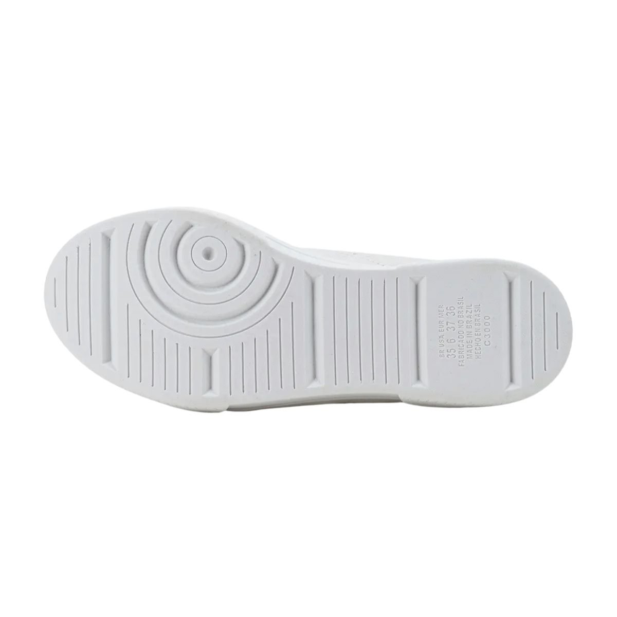 Tênis Casual de Couro Feminino Kolosh C3016A Branco Branco 6