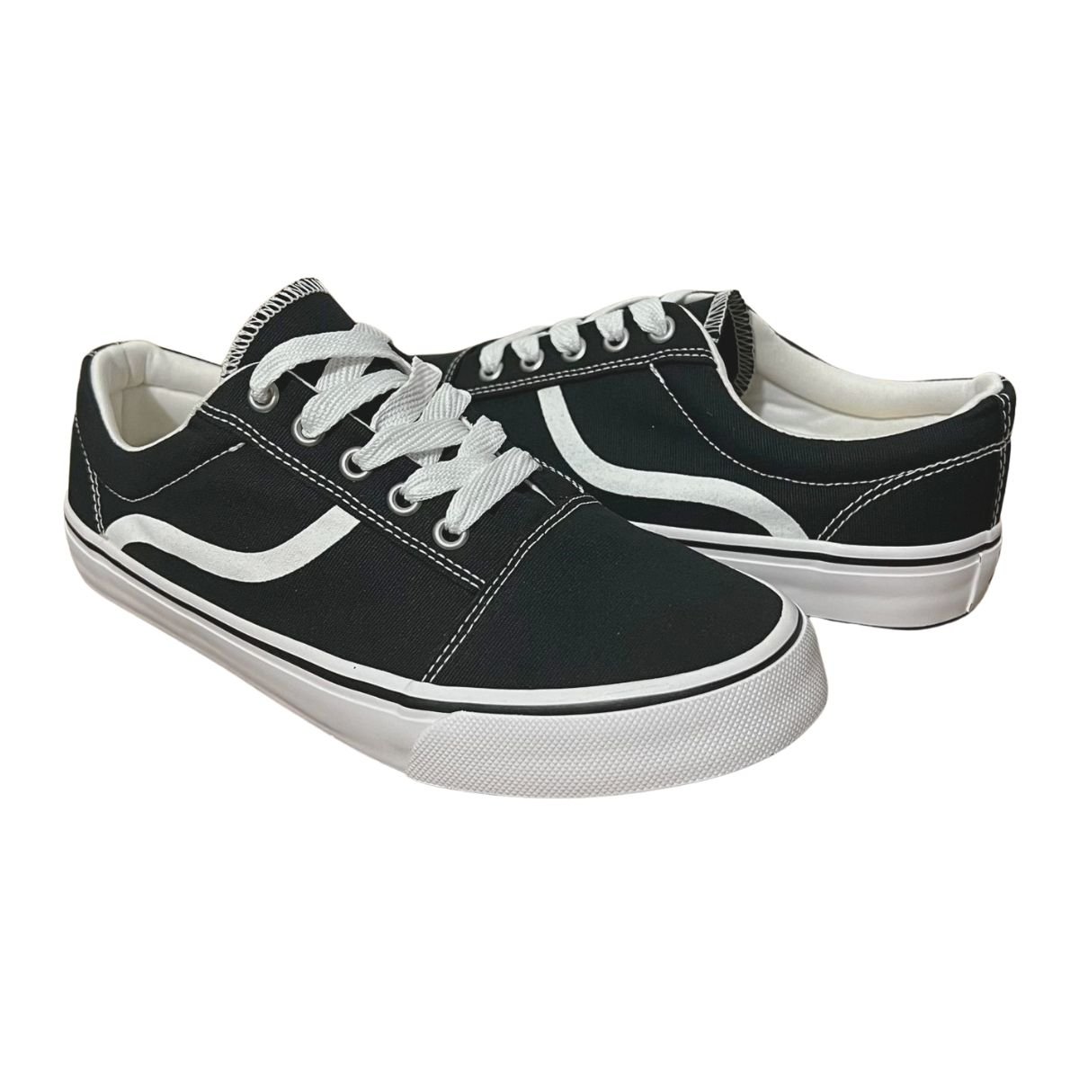 Tênis Casual Feminino Street Star New California ST0746 Preto Preto 2