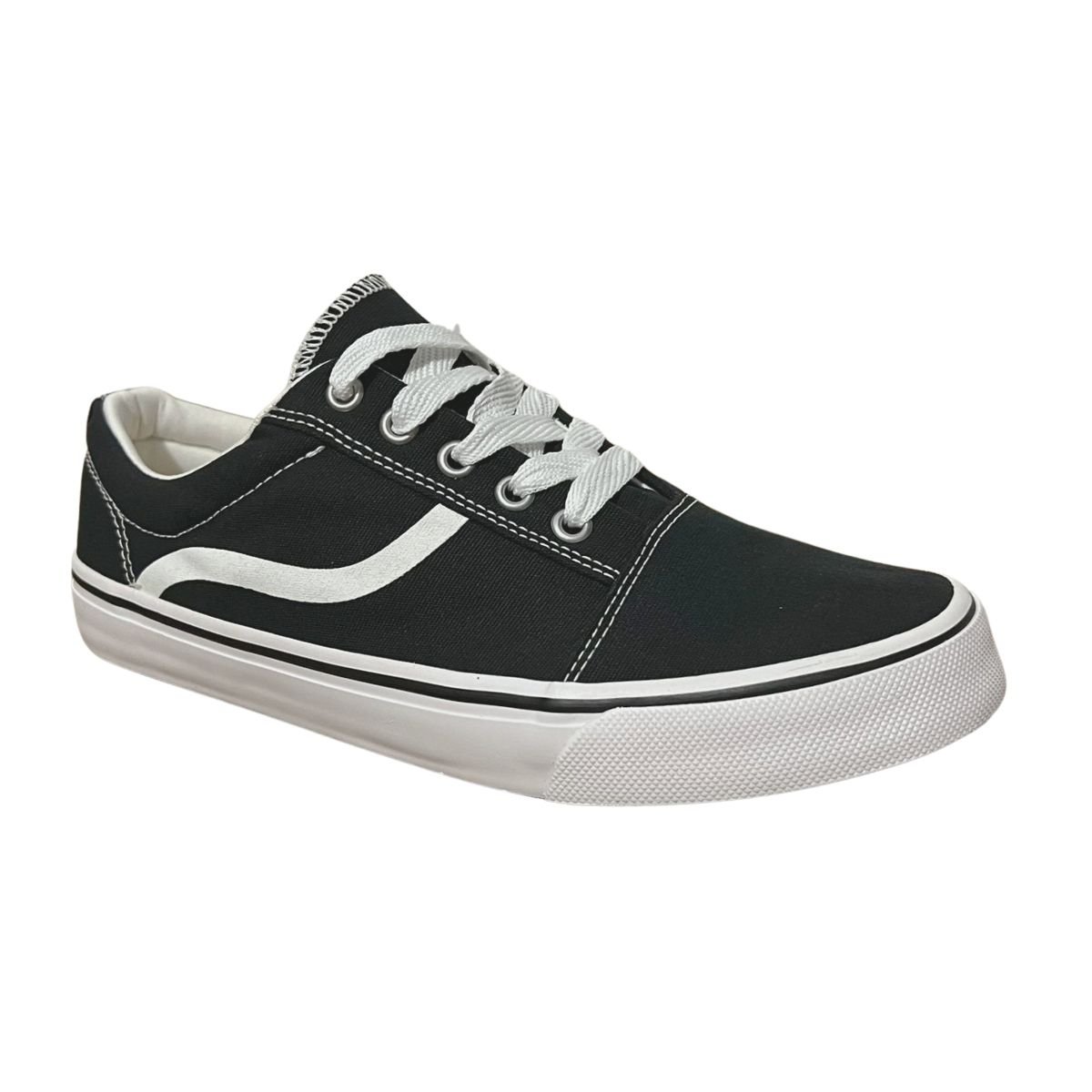 Tênis Casual Feminino Street Star New California ST0746 Preto Preto 3