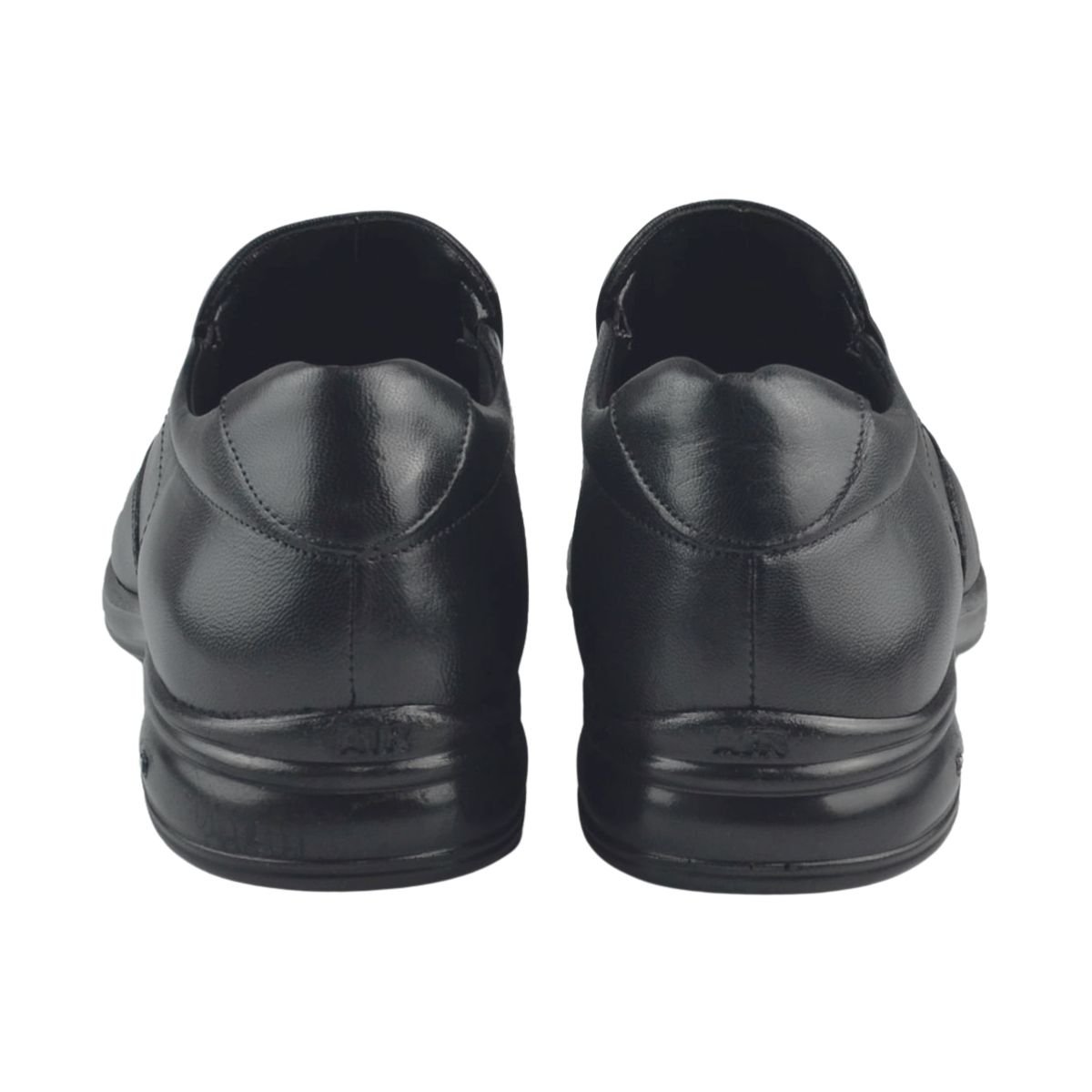 Sapato Social de Couro Masculino Jota Pe 3D Vision 71455 Preto Preto 4