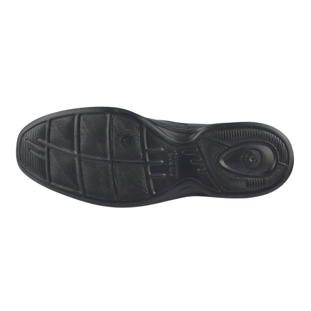 Sapato Social de Couro Masculino Jota Pe 3D Vision 71455 Preto Preto 6