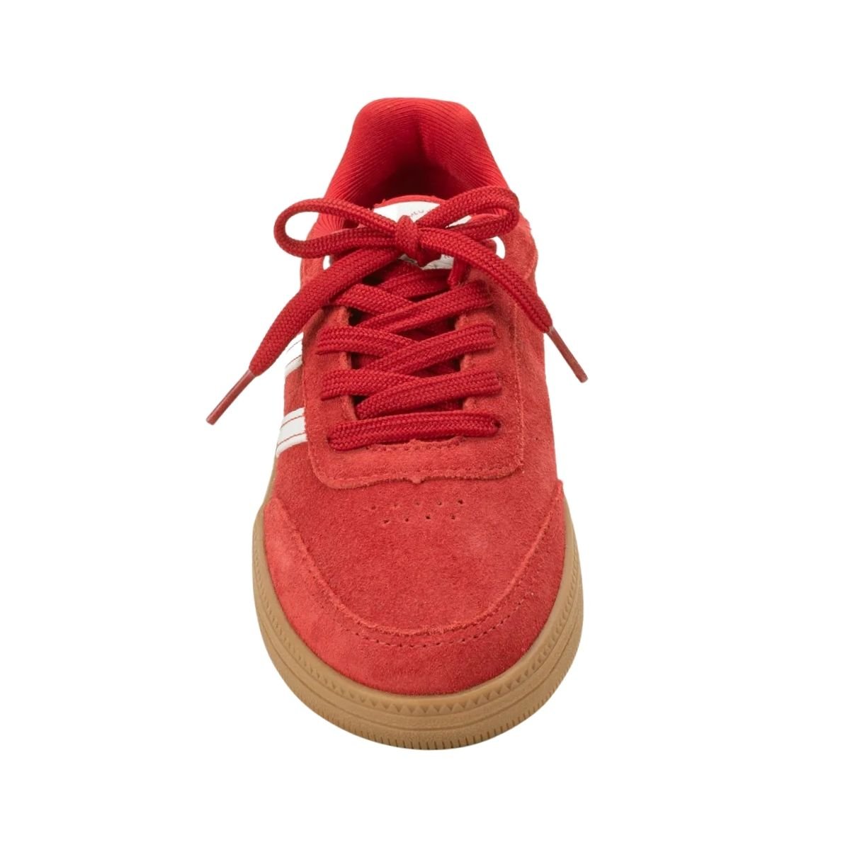 Tênis Casual de Couro Camurça Feminino Kolosh C3905 Vermelho Vermelho 3