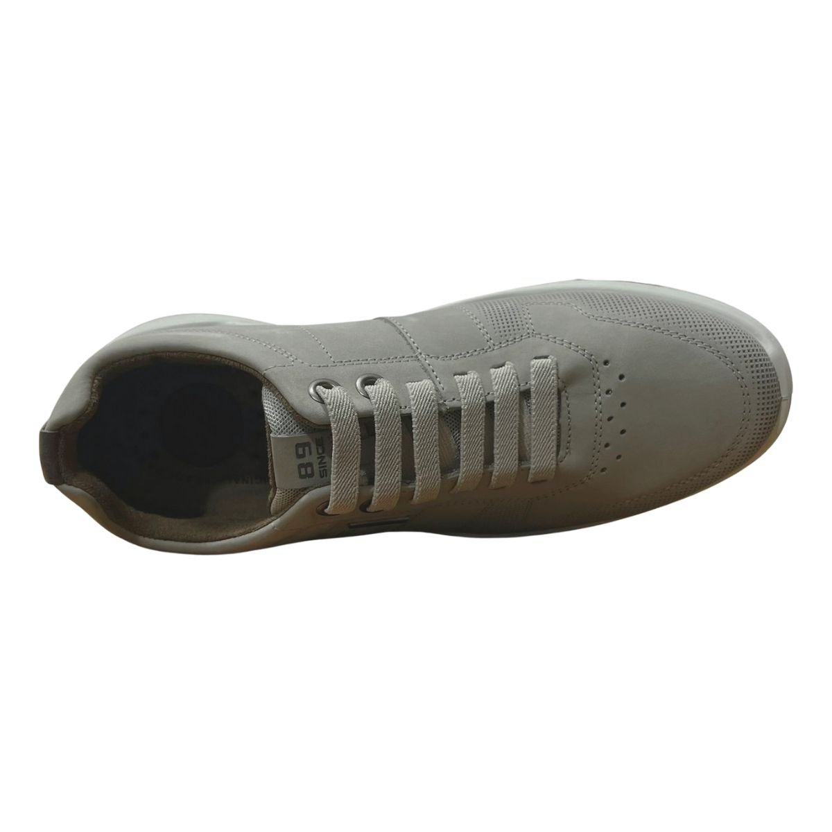 Sapatênis Casual de Couro Masculino Pegada 110501-06 Cinza Cinza 4