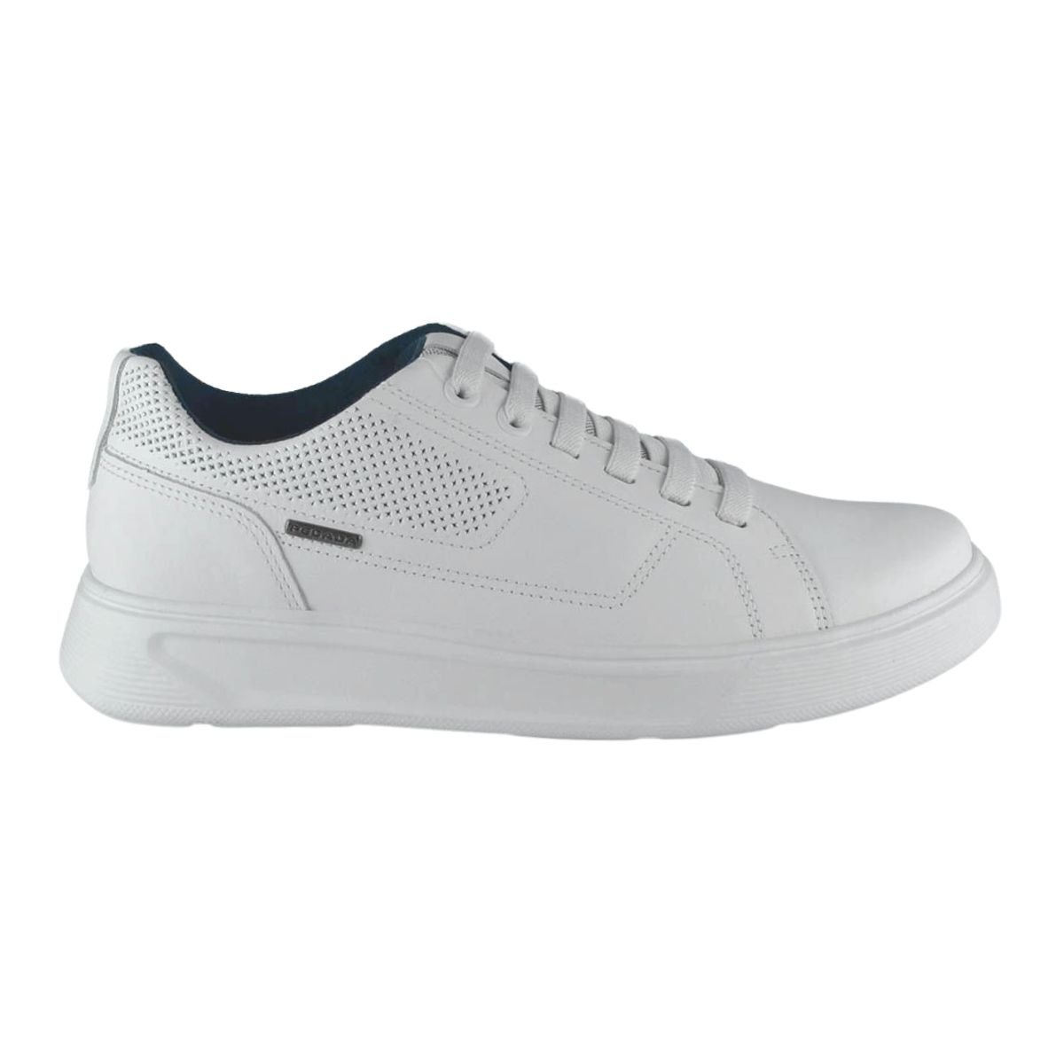Sapatênis Casual de Couro Masculino Pegada 110923-01 Branco Branco 1