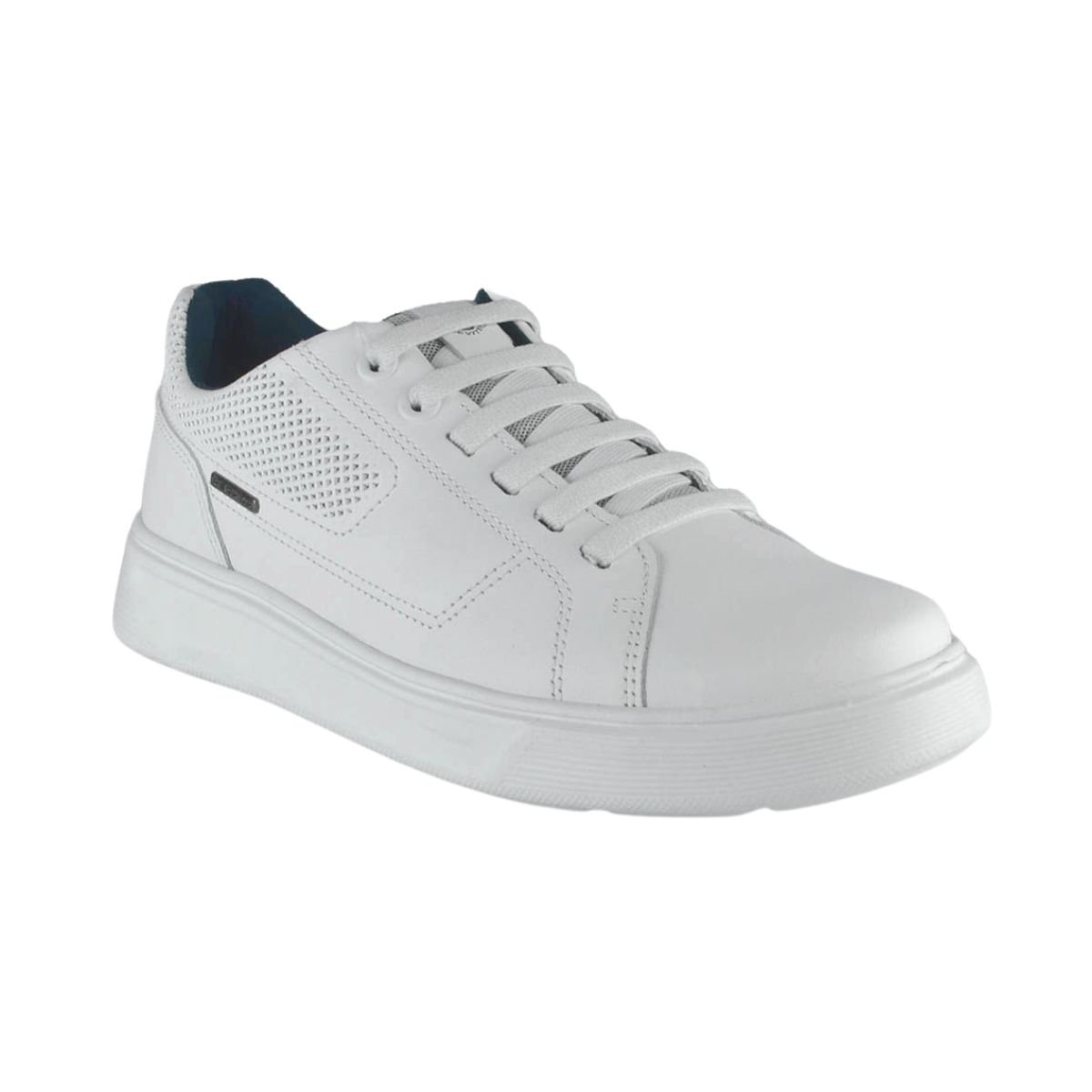 Sapatênis Casual de Couro Masculino Pegada 110923-01 Branco Branco 3