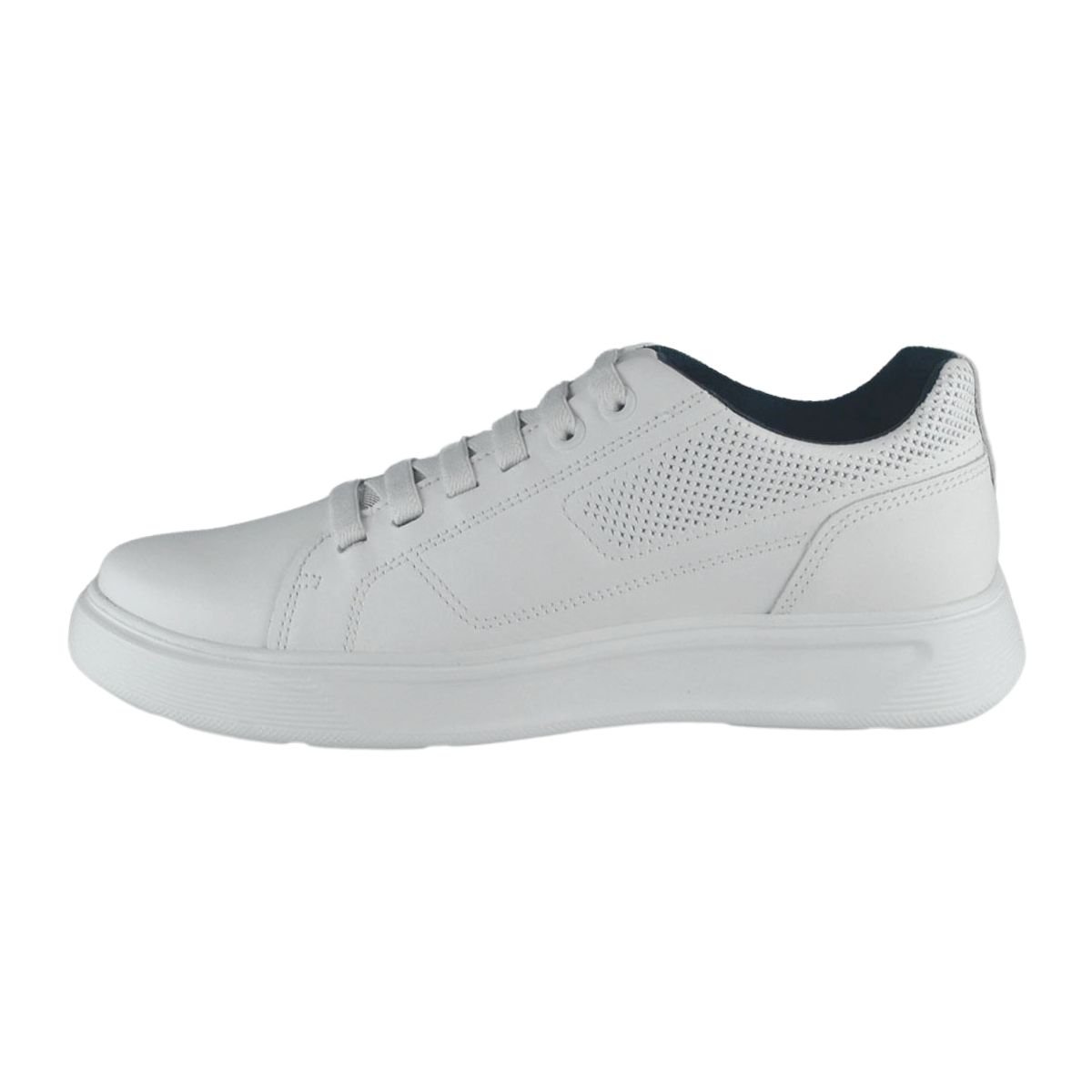 Sapatênis Casual de Couro Masculino Pegada 110923-01 Branco Branco 5