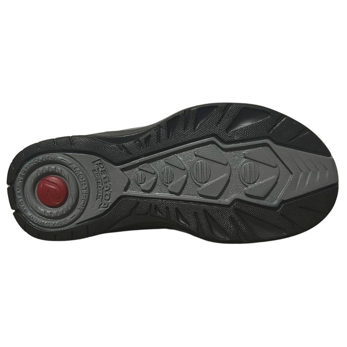 Sandália Casual de Couro Masculino Pegada 132255-04 Preto Preto 6