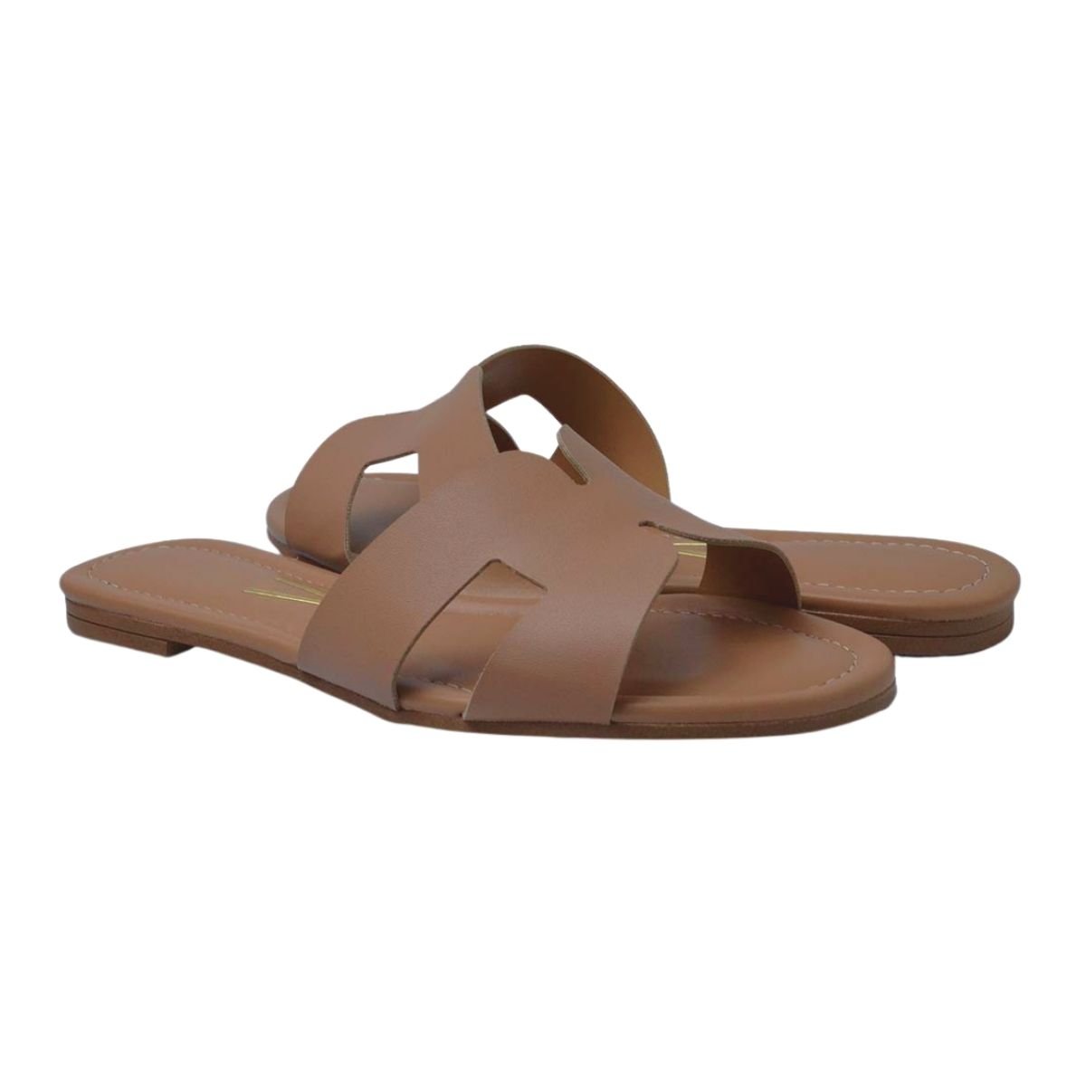 Tamanco Rasteirinha Feminino Vizzano 6371.367 Pelica Bege Bege 2